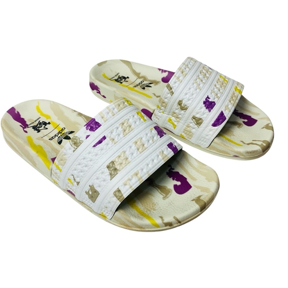Adidas x Thebe Magugu Adilette Colorful Slides Size 7